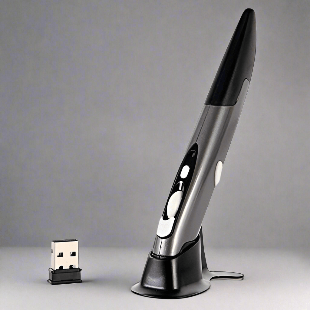 Ergonomic Pen Mouse with 2.4 GHz Wireless Connection