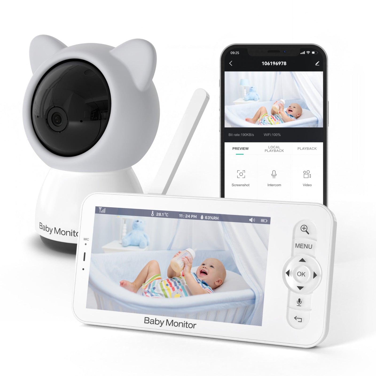 Mobile Phone Video Baby Monitor